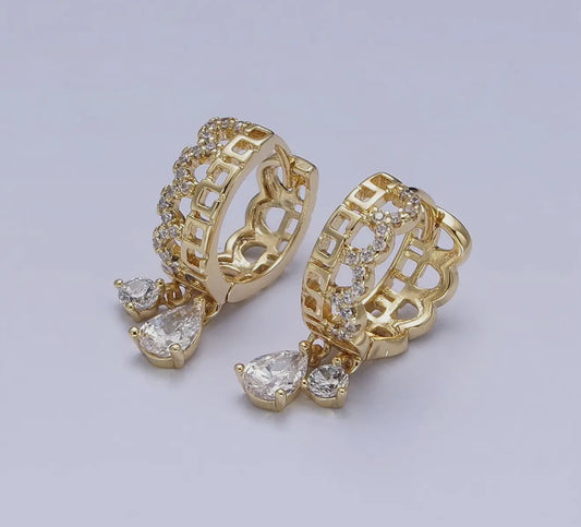 Gold Drop Earrings